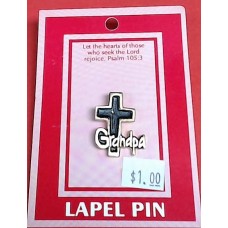 Lapel Pin--Grandpa Cross 